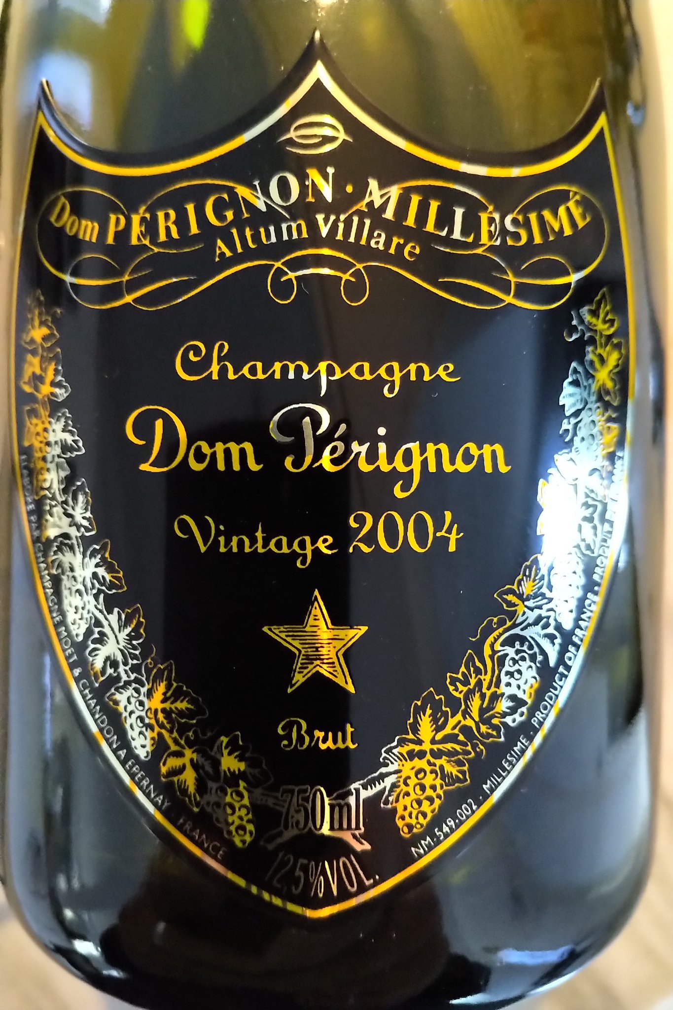 Dom Perignon Epernay 2004