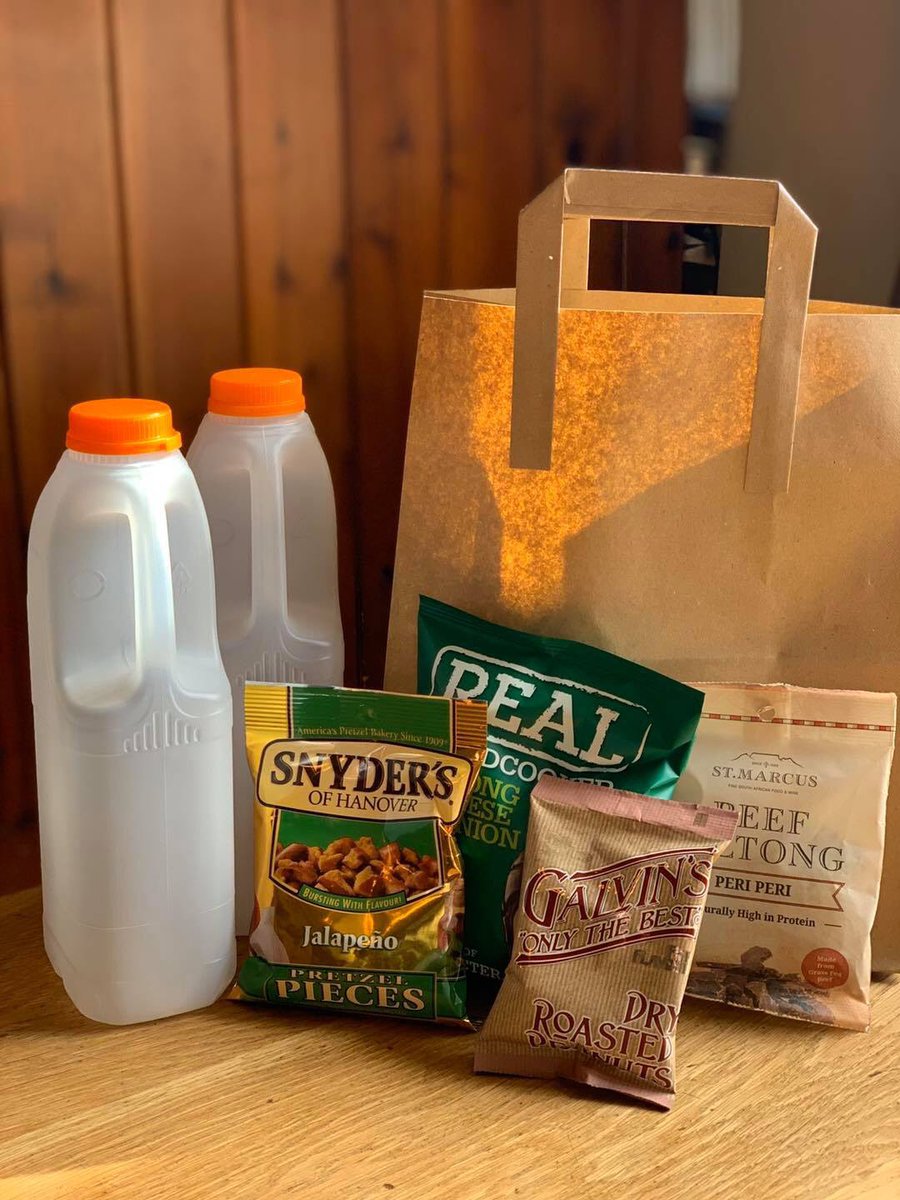 PUB IN A BAG! 
4 pints of Ale or Lager 
4 bags of beer snacks of your choice
£12 for Ale Bag £14 for Lager Bag
If you can’t go to the pub then take us home with you! #pub #takeout #weareopen #letsdothis