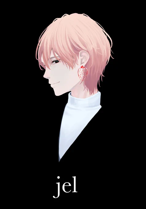 すとろべりーイアリング#すとぷりギャラリー#ジェルくん#さとみくん#ころんくん 