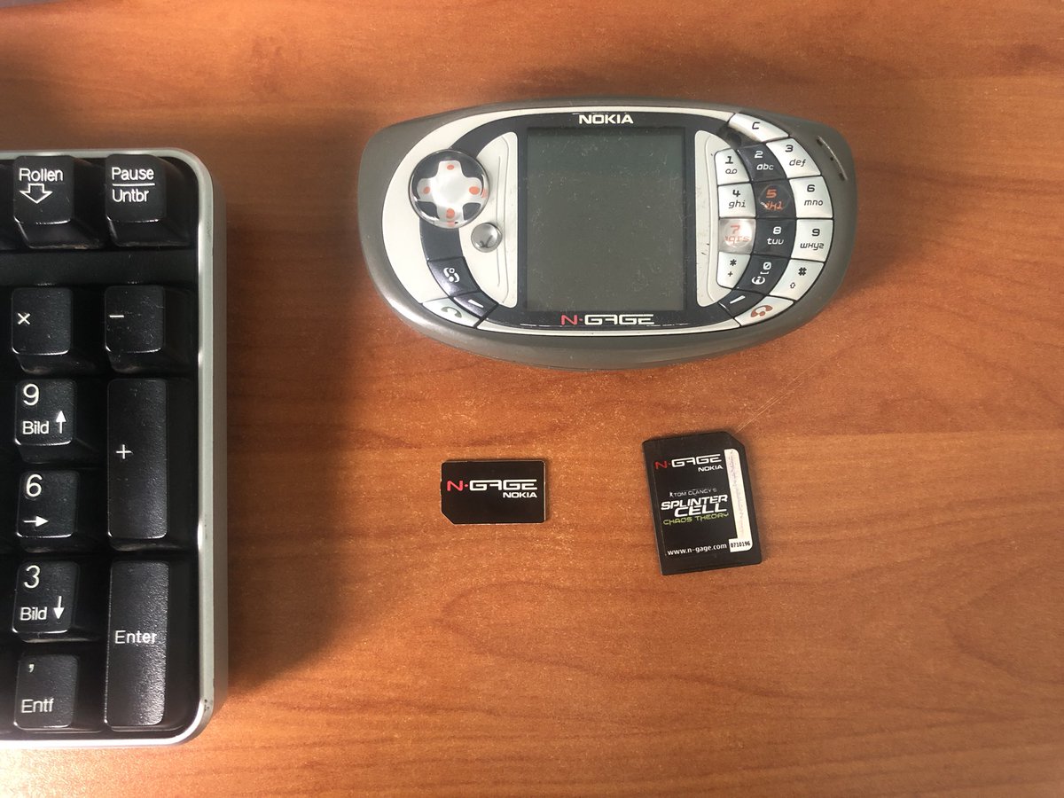 ecukalla's tweet photo. When your locked inside due to #covid19 and check your closet what gadgets still there. Here comes my first #smartphone, actually #smartconsole that I bought in Milano around 2004-5. Great #game #console by #nokia #ngage #ngageqd https://t.co/4tAUBqIYdL