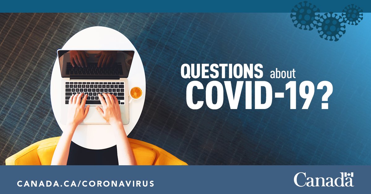 GovCanHealth's tweet photo. Meet our new #COVID19 virtual assistant! It can help you find important information on symptoms and treatment, travel advice, prevention and more.
https://t.co/9dCyigmzXr https://t.co/RyItpXOf7l