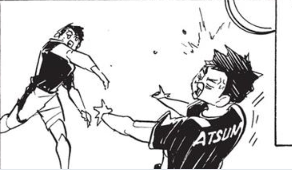 atchmu's tweet image. thinking about osamu annihilating atsumu thrice