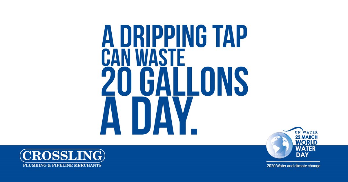 Crossling_NCL's tweet photo. A #DrippingTap can waste 20 gallons a day! 💦
Get out the tools and tighten those taps - not only will you save valuable resources from being wasted but you'll probably save some cash too! 💵💵💵
#WorldWaterDay https://t.co/1bxj1ibqUX