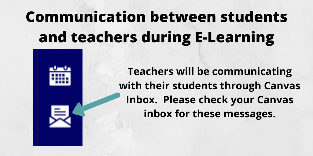 PorterSpartans's tweet photo. Students, check your Canvas Inbox.  All communication with teachers will go through Canvas.

#phsfocus2020 https://t.co/H8d9RIe8sg