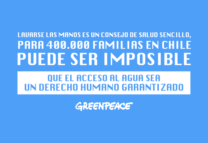 matiasasun's tweet photo. “Mientras el #coronavirus avanza, en Chile hay 400.000 familias que dependen de un camión aljibe para lavarse las manos” vía @GreenpeaceCL / #DiaMundialdelAgua
Link: https://t.co/sChDWsypwH
----
💪 ¡Súmate! 📣 https://t.co/MBtTexOOvY https://t.co/Z3j0Yo9XcL