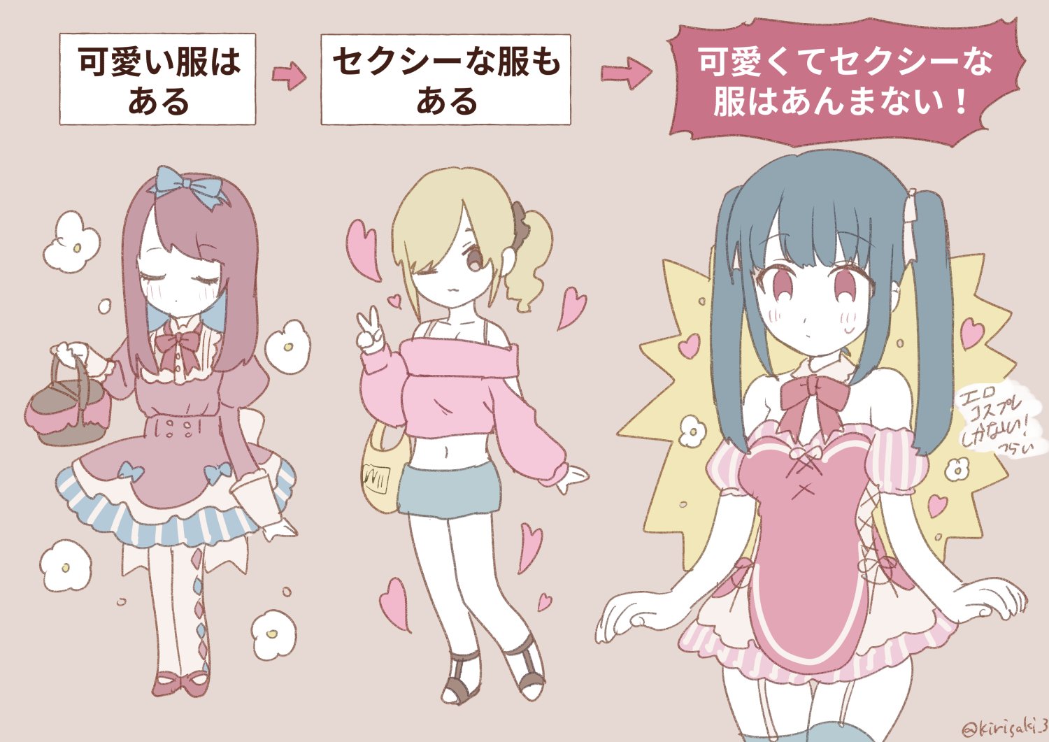 霧崎秀征 義姉妹連載中 女性の服見ててオタクが思うこと T Co Mdhd2ultyb Twitter