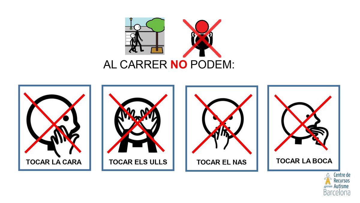 Algunes seqüències per sortir al carrer amb una persona TEA👇