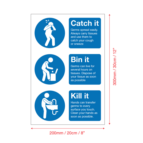 Graphics_UK's tweet image. Catch It, Kill It, Bin It! Self Adhesive sticker. It's printed in a vibrant blue onto high quality white self adhesive vinyl, suitable for all smooth and non-porous surfaces.
graphicsuk.com/product-page/c…
