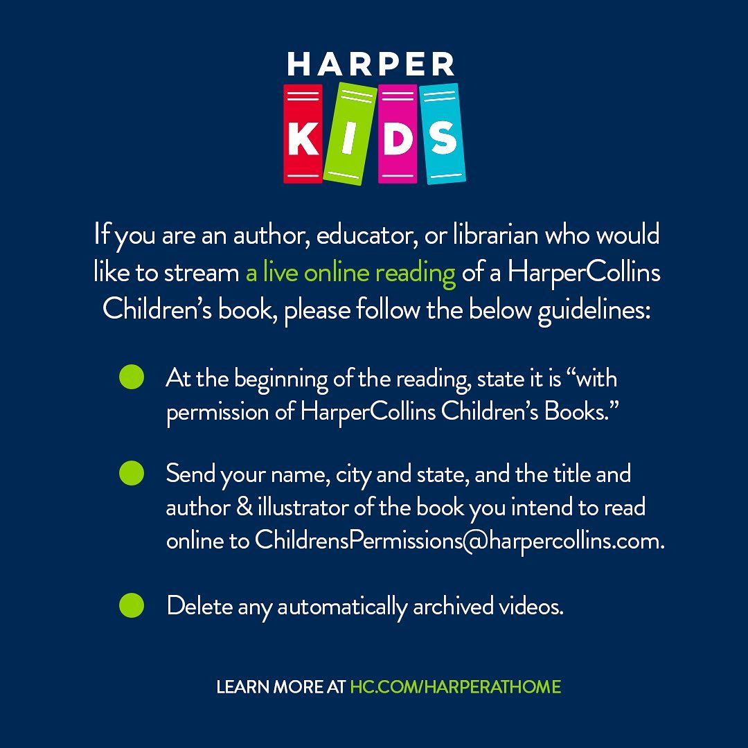 kaaauthor's tweet image. Educators, I’m touched by how many of you have reached out to express interest in sharing my stories during distance learning.

Here are some official guidelines from @HarperChildrens, who published IVAN, the ENDLING books, ROSCOE RILEY, and the forthcoming THE ONE AND ONLY BOB.