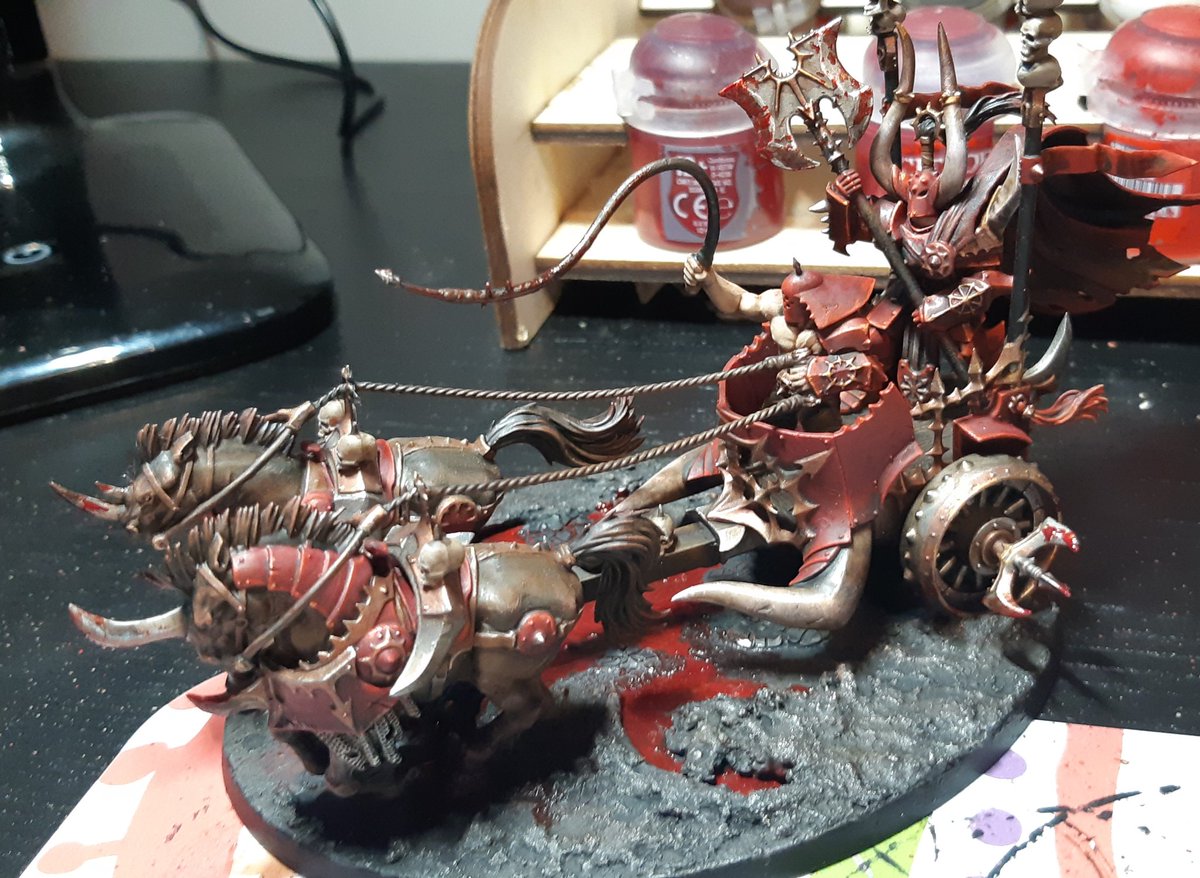 HasmannMarco's tweet image. Chaos chariot! Khorne colors ofc :D