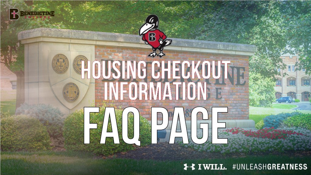 Follow the link provided by to information regarding requests to return to campus and the checkout procedures put in place to keep everyone healthy and safe. | benedictine.edu/coronavirus/ch…