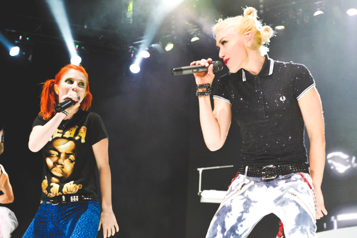 Gwen is amazing. She’s down to earth and she works her ass off. I can’t even stress how much she does on one single tour day. - Hayley Williams