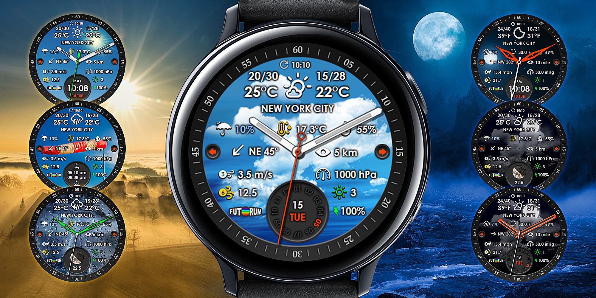Best weather watch face galaxy outlet watch