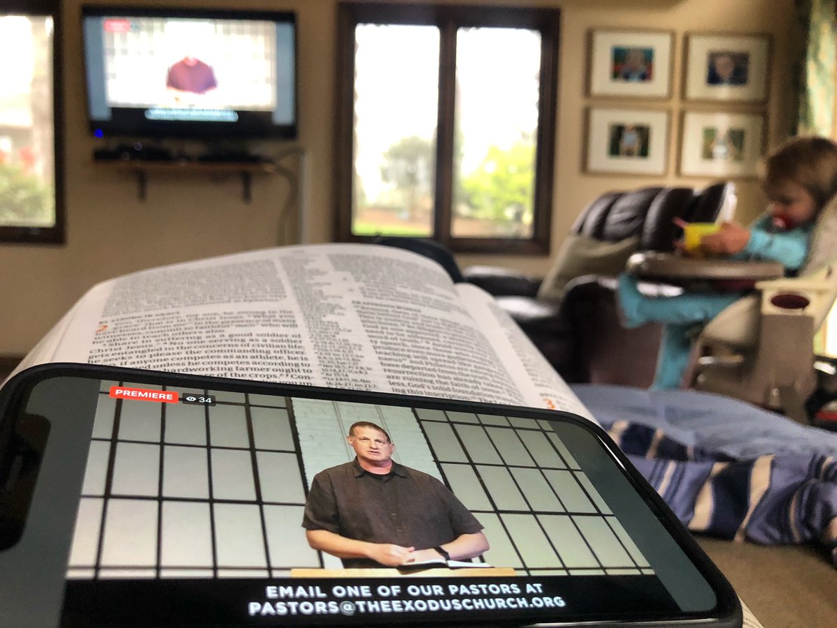 jtylerdeaton's tweet photo. .@ExodusBelmont Church home version at the Deaton House. Bibles, fruit loops, and pj’s welcome. 😊 https://t.co/BpIZK3eJni