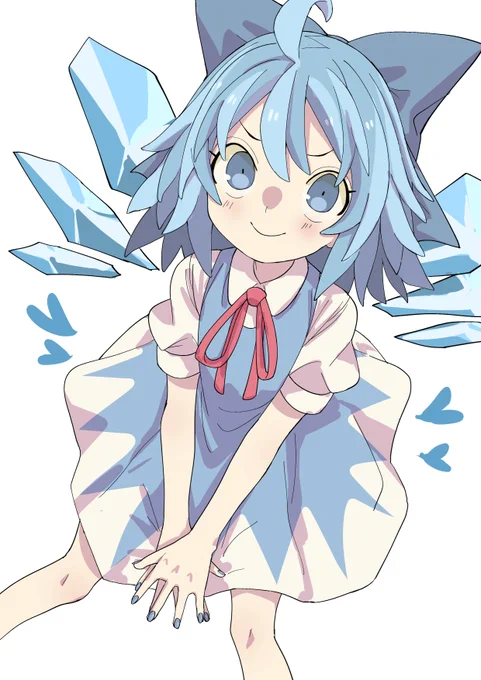#深夜の真剣お絵描き60分一本勝負 
チルノ～～!!!! 