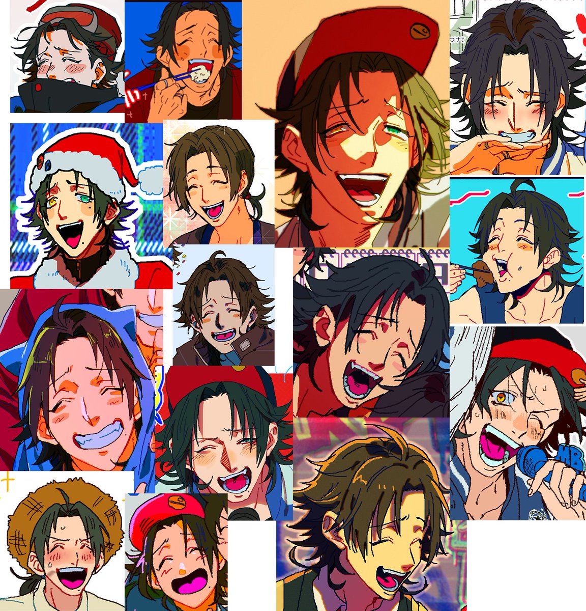 ヒプマイ 私の描く山田二郎の笑顔みて癒やされて下さい 蝋色のうんちのイラスト