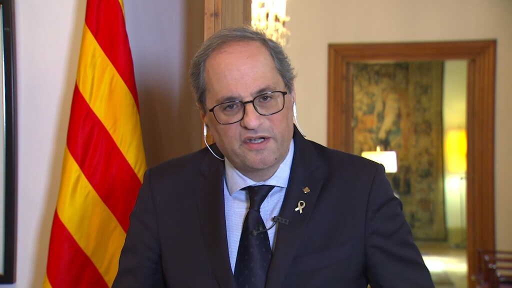3CatInfo's tweet image. 🔴 Torra: "Quin sentit té que aquest cap de setmana la gent s’hagi quedat a casa i demà hagi d’anar a treballar per treballs no essencials?" bit.ly/2J49KWP