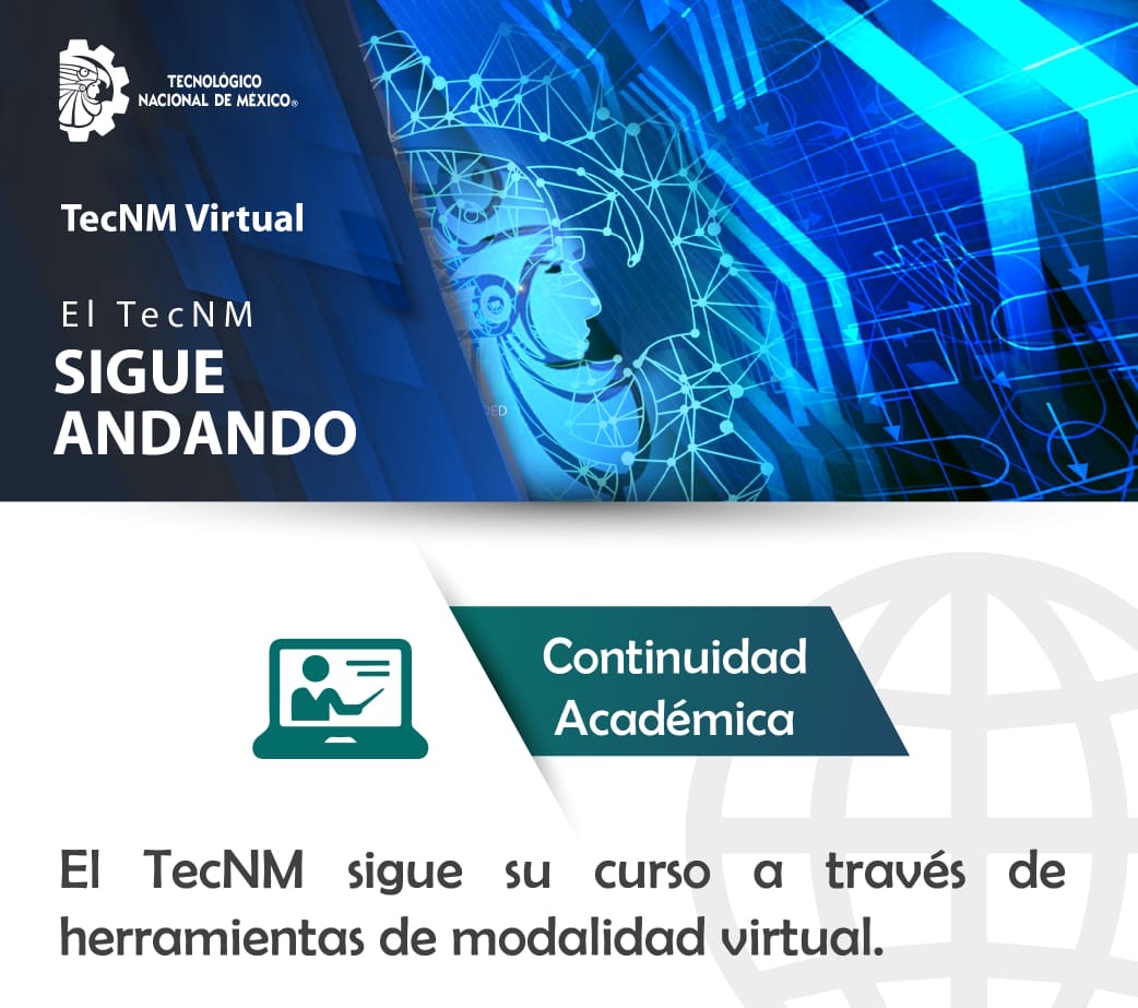 #ComunidadTecNM Conoce la plataforma #TecNMVirtual que entrará en operación partir del lunes 23 de marzo, dada a conocer por la Dirección General.

Visita #TecNMVirtual aquí 👉🏻 bit.ly/2Usf1wL
Consulta Circular 👉🏻 bit.ly/2UuWobF