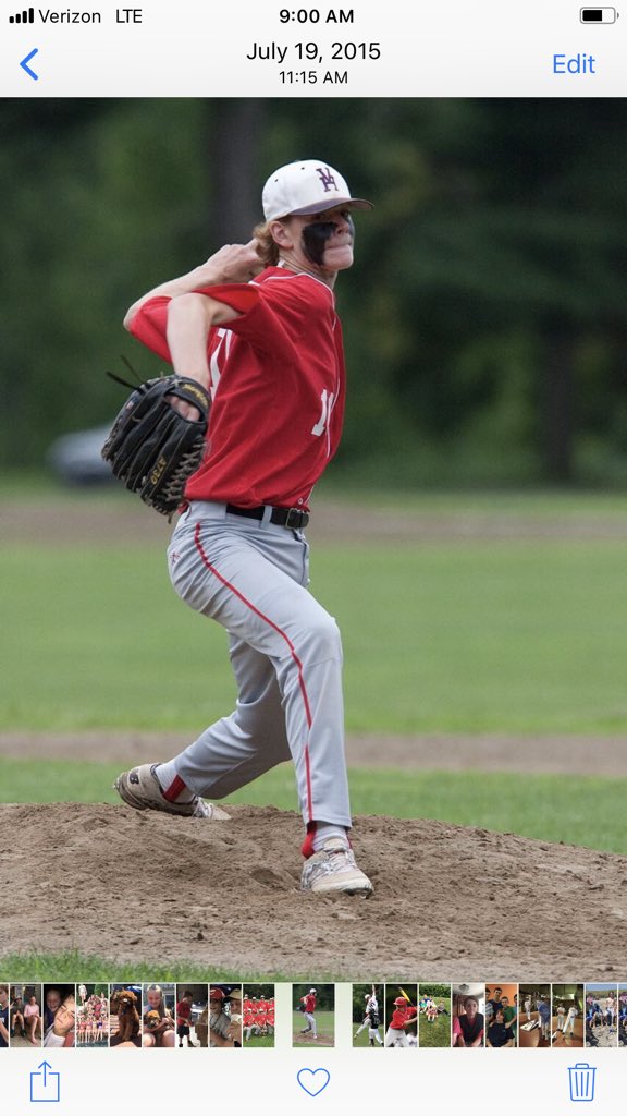 AOFBaseball's tweet photo. Today we recognize Troy ‘T-ROY’ Donohue from Wilbraham MA.  The former Pope Francis Star &amp; 2 time All Western MA selection came to AOF in 2018. Troy was poised to contribute to this year’s senior dominated team.  T-ROY is headed to WNEU in the fall where he will pitch and play 1B https://t.co/dvEXqO959b