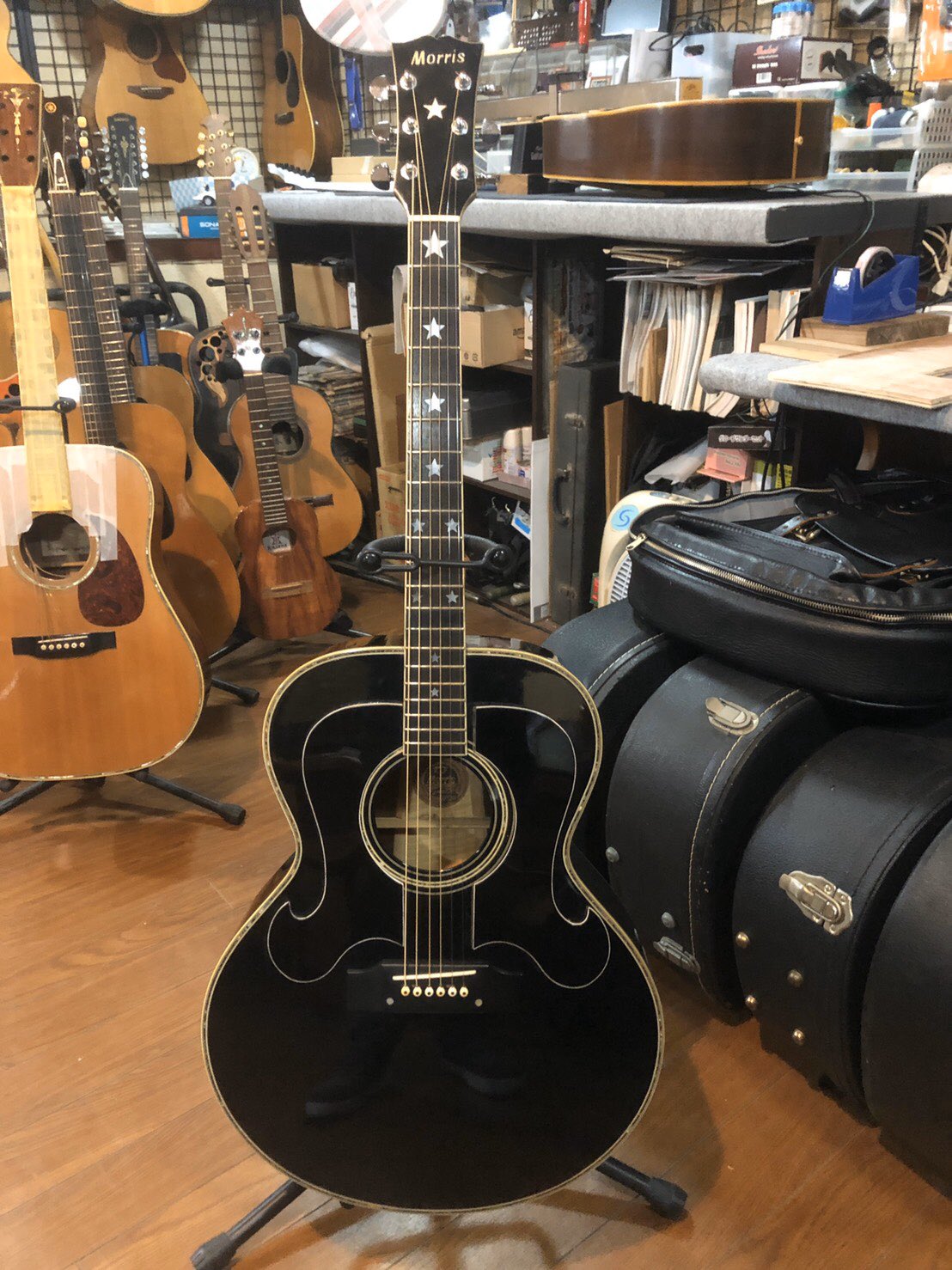モーリス Morris WJー50 アコースティックギター 髭ギター