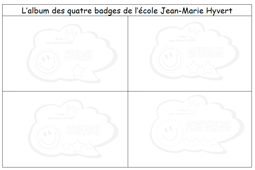 dbelhassein's tweet photo. Sur @ecolehyvert les parents d'élèves attribuent le badge de la semaine 1 si les enfants ont fait preuve de régularité avec les devoirs à la maison. L'autonomie se construit et la confiance se gagne. A vous de jouer ! (inspiré de la proposition de @Nicolaspinel76 Merci à toi) https://t.co/bgQr8wakfV