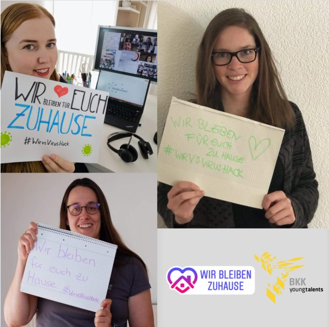 #wirbleibenzuhause und hacken mit beim #WirvsVirusHackathon 👩🏼‍💻👩🏼‍💻👩🏼‍💻 

#StayAtHome #FlattenTheCuve