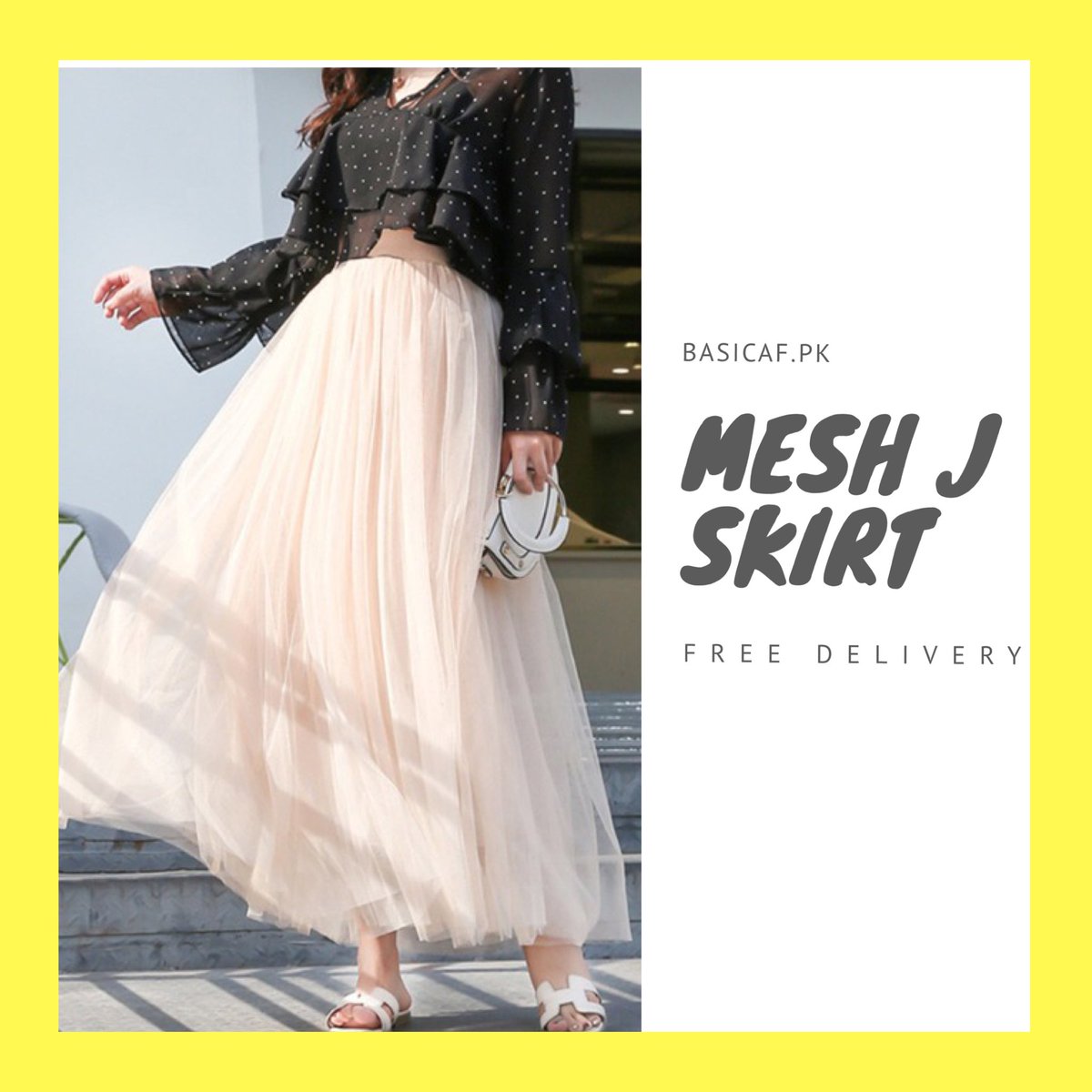 BasicafPk's tweet image. MESH J SKIRT ❤️😌
DM TO SHOP ‼️
#basicaf.pk# DM TO ORDER
.
#pakistan#lahore#karachi#bloggers#pakistanifashion#onlineshop#islamabad#hairstyles#followforfollow#wordporn#trendy#hotsales#bloggerpakistan#😌fashion#memes#quotes#fashion#trend#