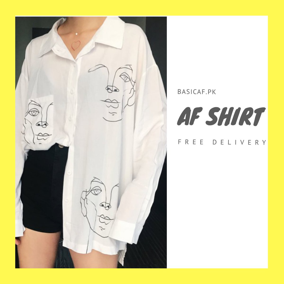 BasicafPk's tweet image. AF shirt for him and her 👩‍❤️‍👨
DM TO SHOP ‼️
#shop500.pak# DM TO ORDER
.
#pakistan#lahore#karachi#bloggers#pakistanifashion#onlineshop#islamabad#hairstyles#followforfollow#wordporn#trendy#hotsales#bloggerpakistan#😌fashion#memes#quotes#fashion#trend#