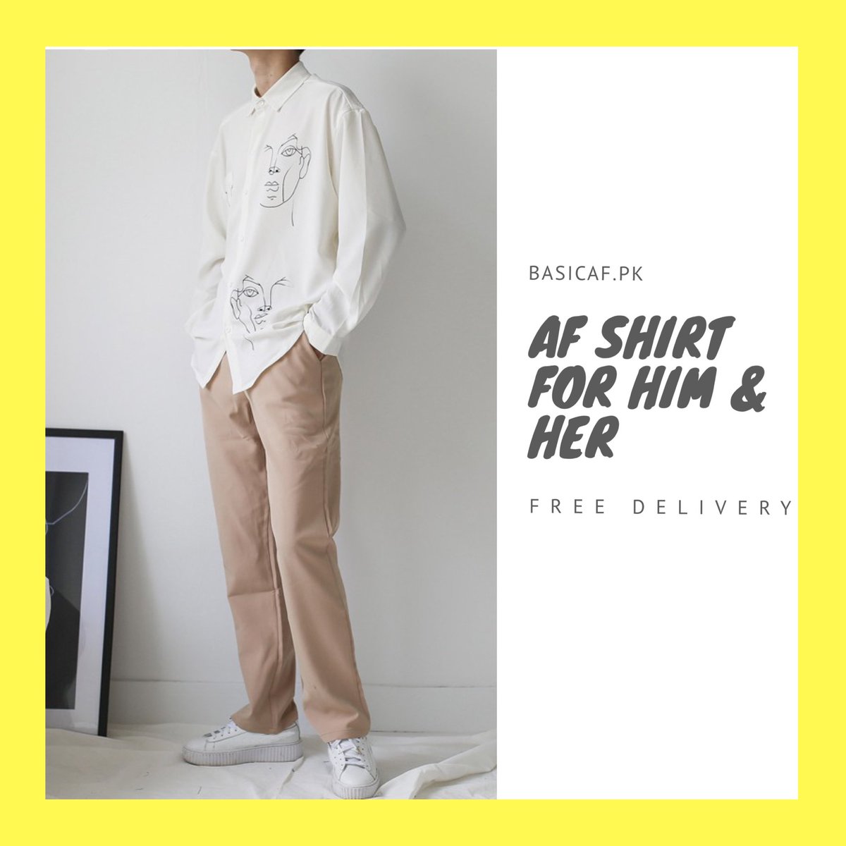 BasicafPk's tweet image. AF shirt for him and her 👩‍❤️‍👨
DM TO SHOP ‼️
#shop500.pak# DM TO ORDER
.
#pakistan#lahore#karachi#bloggers#pakistanifashion#onlineshop#islamabad#hairstyles#followforfollow#wordporn#trendy#hotsales#bloggerpakistan#😌fashion#memes#quotes#fashion#trend#