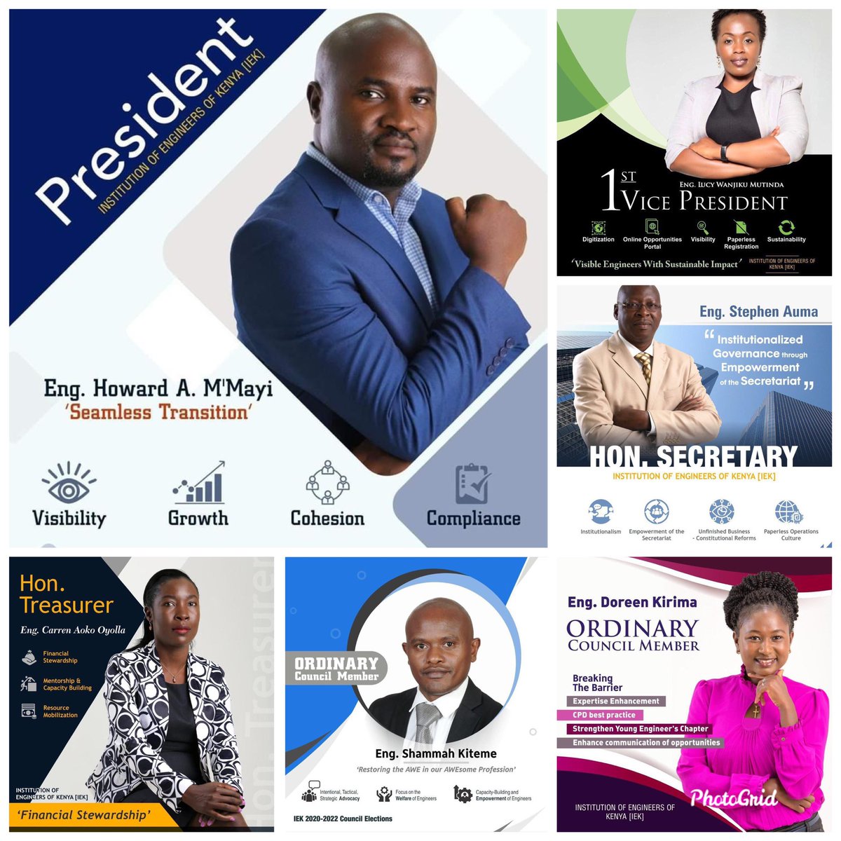 mbukimburu's tweet image. Tomorrow #IEKDecides and this is the team that will take @TheIEK to the next level VOTE! VOTE!VOTE! #EngineersDecide #Howard4IEKPresident