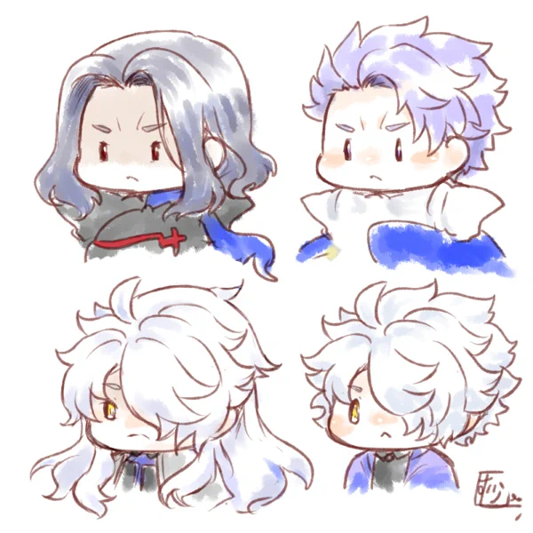 デフォルメ親子 