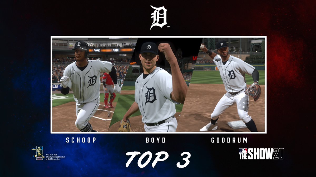 tigers's tweet image. Our @MLBTheShow Top 3 calls for a giveaway.

RETWEET for your chance to win one of three #MLBTheShow codes. Rules ➡️ atmlb.com/2LgKahz
