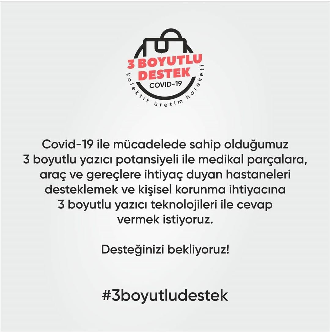#3BoyutluDestek hareketine hoşgeldin Erdil! 🙏