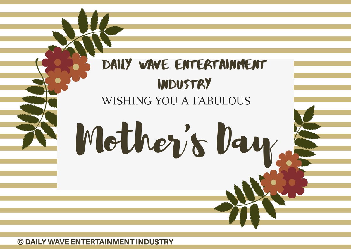 ITMS_Media's tweet image. We wishes the entire public a Happy mother&apos;s day.
Let&apos;s celebrate our mother&apos;s, our heroes,our pillers..
You can leave her pictures under the comment section and will give a shout-out to her.

KEEP WINNING MUM♥️
© 2020 DAILY WAVE ENTERTAINMENT INDUSTRY
#MothersDay