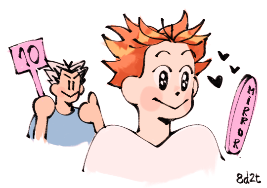 owl with baby crow #hinata #bokuto