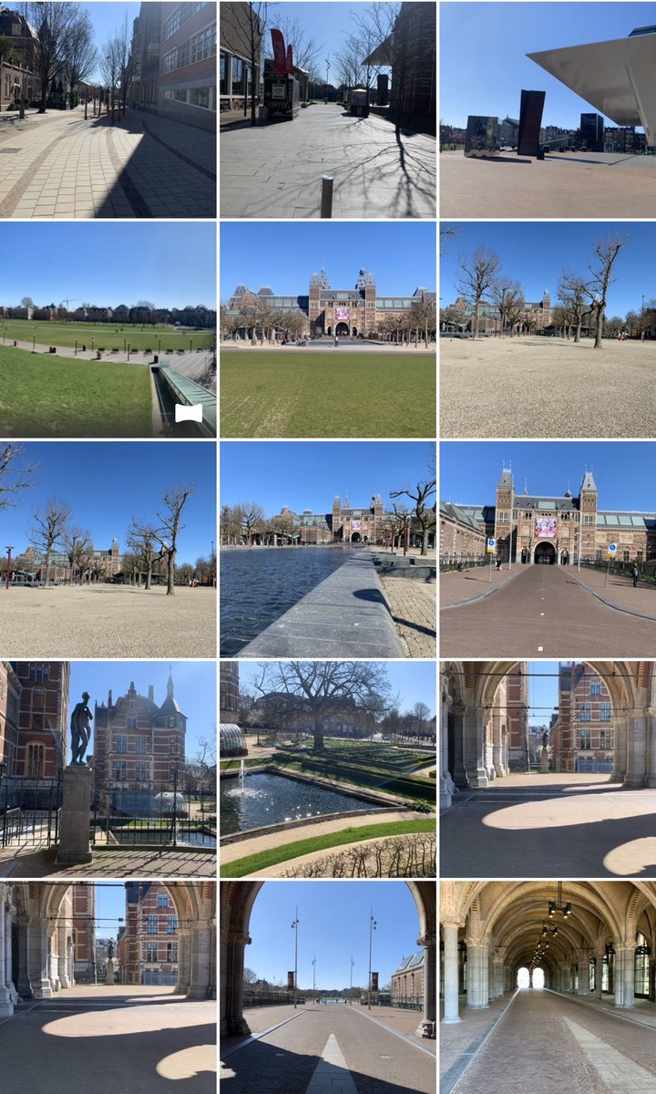 Het is echt nog nooit zo stil geweest op straat. Het is niet zo moeilijk om een foto te maken van samenklittende domoren. Maar het algemene grote beeld wordt veel beter vastgelegd door @jurjan02
