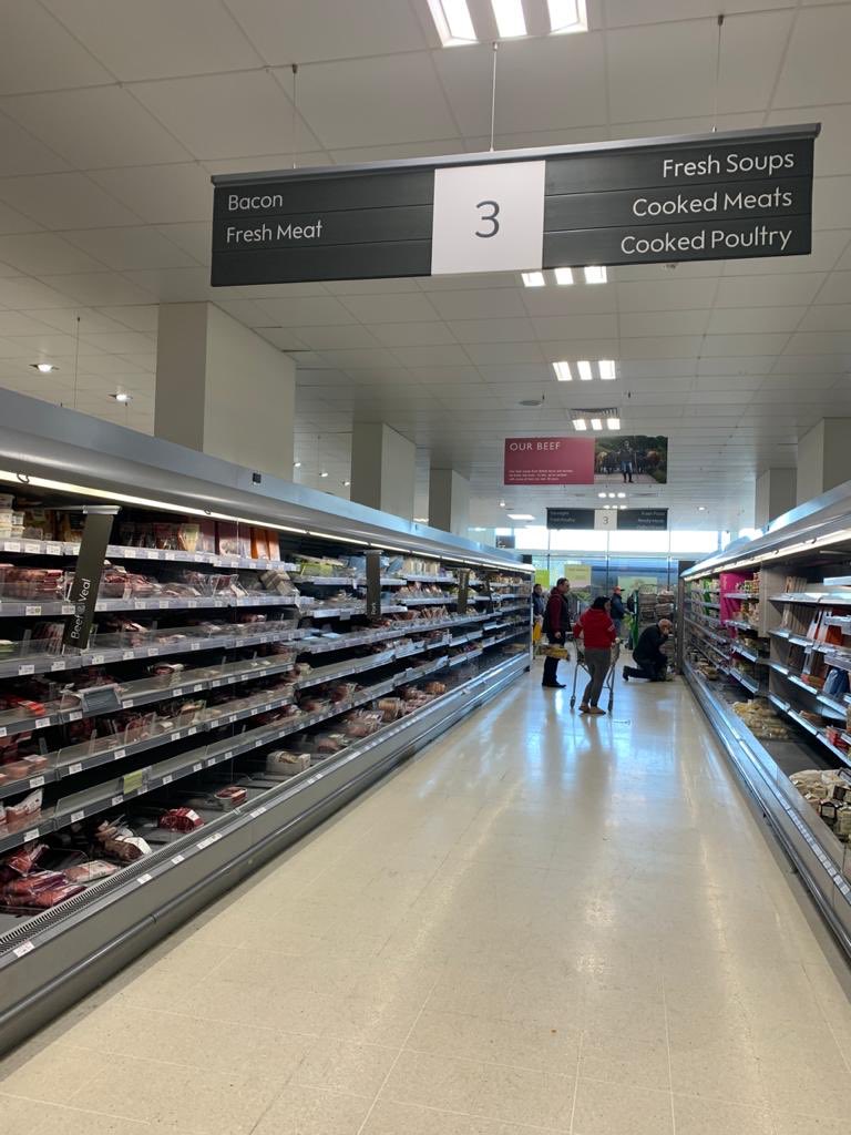 J_L_Pickering's tweet photo. So proud of all the @waitrose partners and suppliers. Our suppliers have face unprecedented levels of demand this week and have stepped up to mark with such spirit and determination. Stock levels looking good in store today. Thank you! https://t.co/WyZhRXLXxX