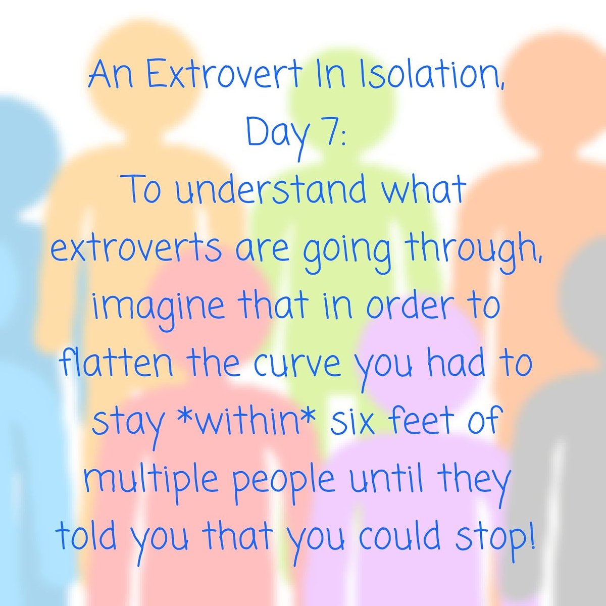 Pinkredible's tweet image. An Extrovert In Isolation, Day 7 👥
#socialdistancing #selfisolate #covid  #covid_19 #coronavirus #coronavirusmemes #coronavirushumor #jokes #humor #extrovertproblems #selfisolation #quarantine #anextrovertinisolation