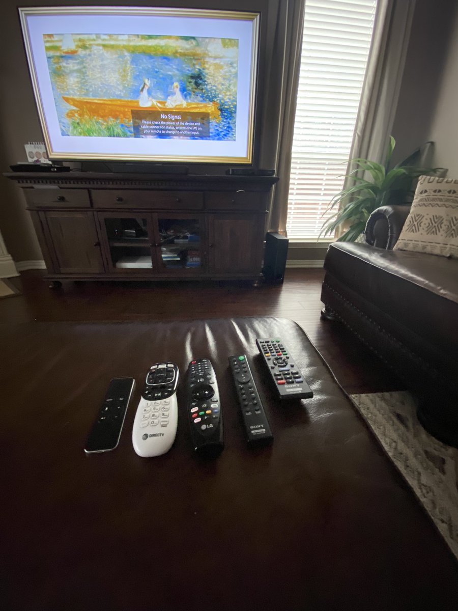 AWattsFISDGT's tweet image. I think I am going to use this time at home to finally learn how to work the Smart TV without asking my kids for help. Wish me luck!! #okboomer #notaboomer #GenX #howmanyremotesdoweneed