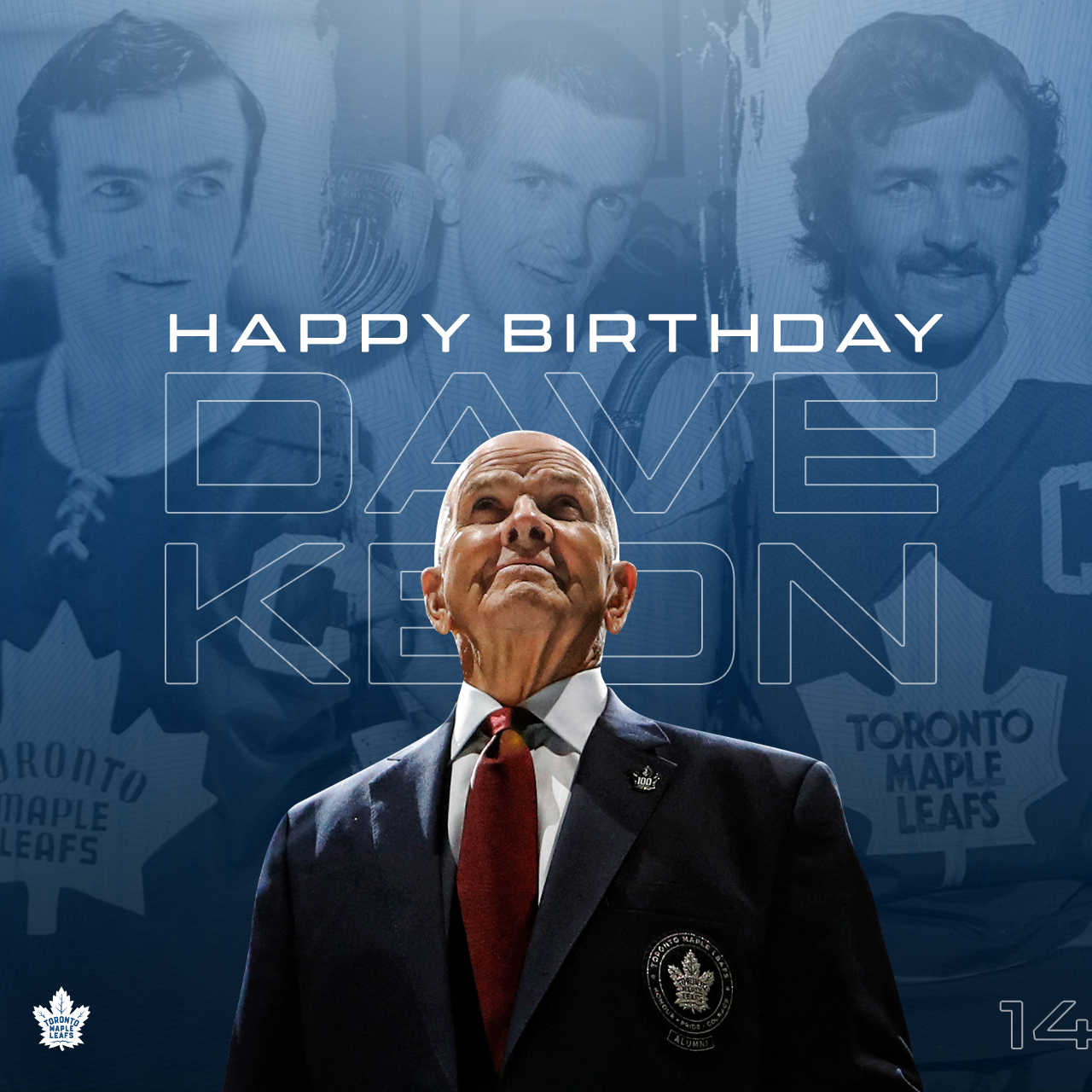 Wishing Leafs legend Dave Keon a very happy 80th birthday 