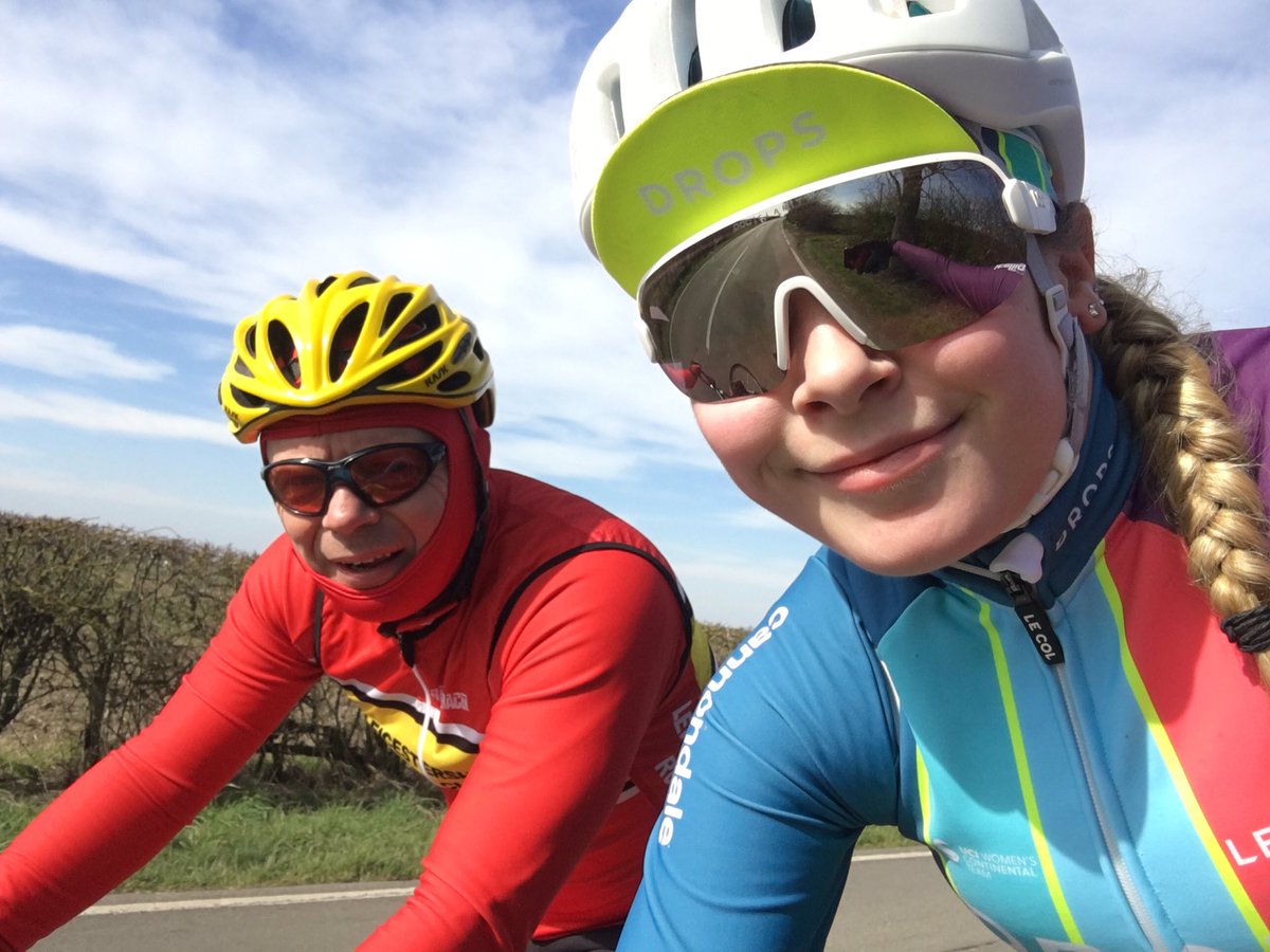 april_tacey's tweet image. It was great to get out in the sun today! 
First week of training completed ✅ 
#colourtheroad #ridecannondale #pocsports #lecol #roadtorecovery