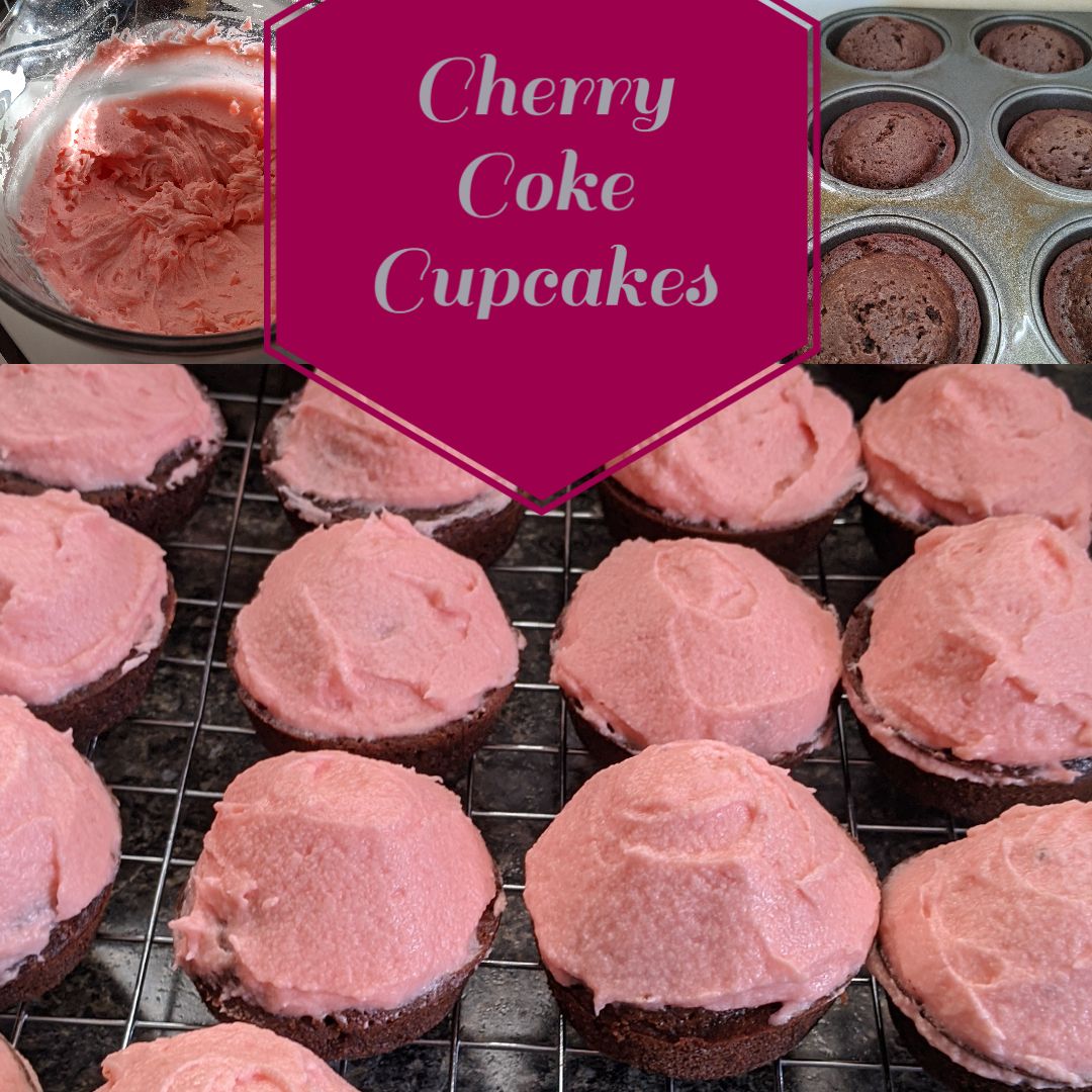 DomesticPodcast's tweet photo. #RecipeofWeek
Cherry Coke Cupcakes
I don't remember where I found the recipe but it wasn't my favorite. This was a less of how to experiment in baking https://t.co/GDMgVxmWDK