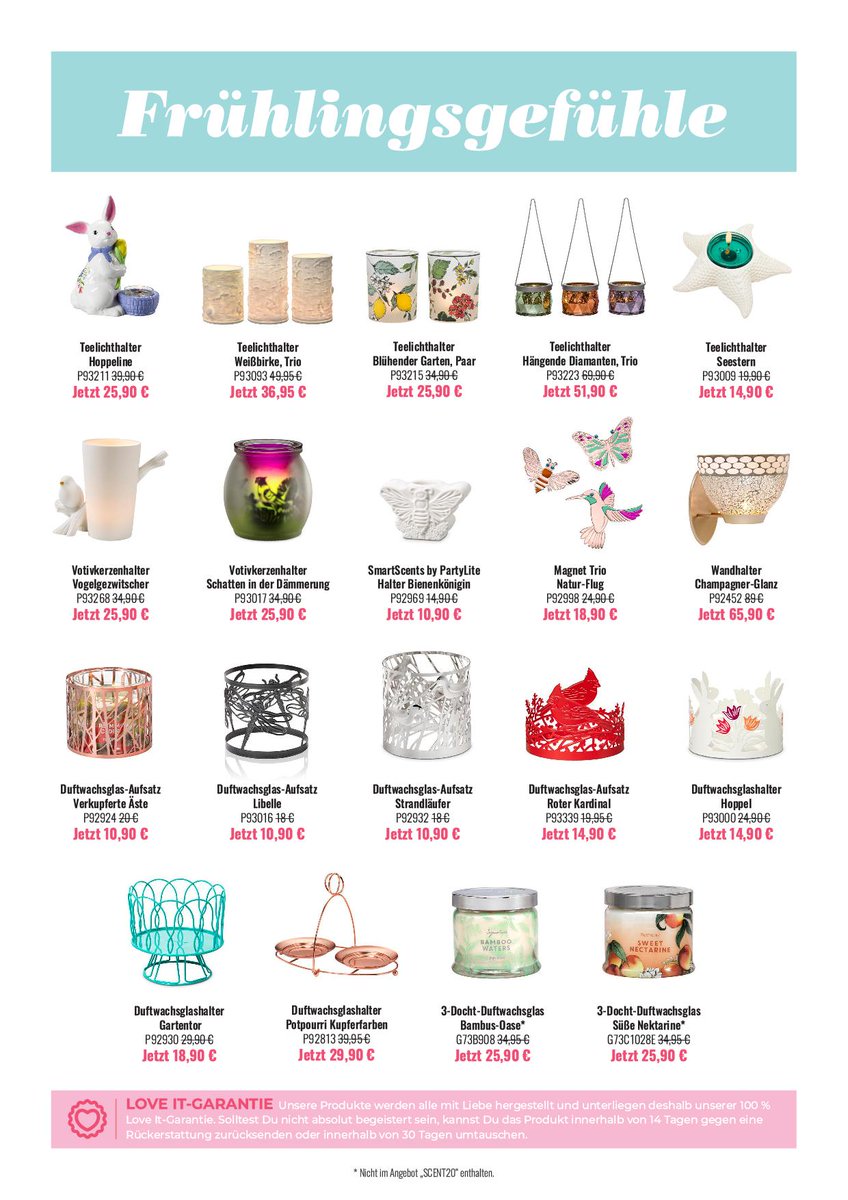 SusanneDeppisch's tweet photo. Worauf wartest Du? Im Online Shop shoppst Du bis Ende März ab 50 € komplett ohne Versandkosten! 😍😍 Los geht's 👉 https://t.co/404yvkVxit
#Accessoires #partylite #onlineshop #geschenke #versandkostenfrei #shoppen #ostern #lieblingsduft #lichtenrade #berlin https://t.co/lwHdv2Jucb