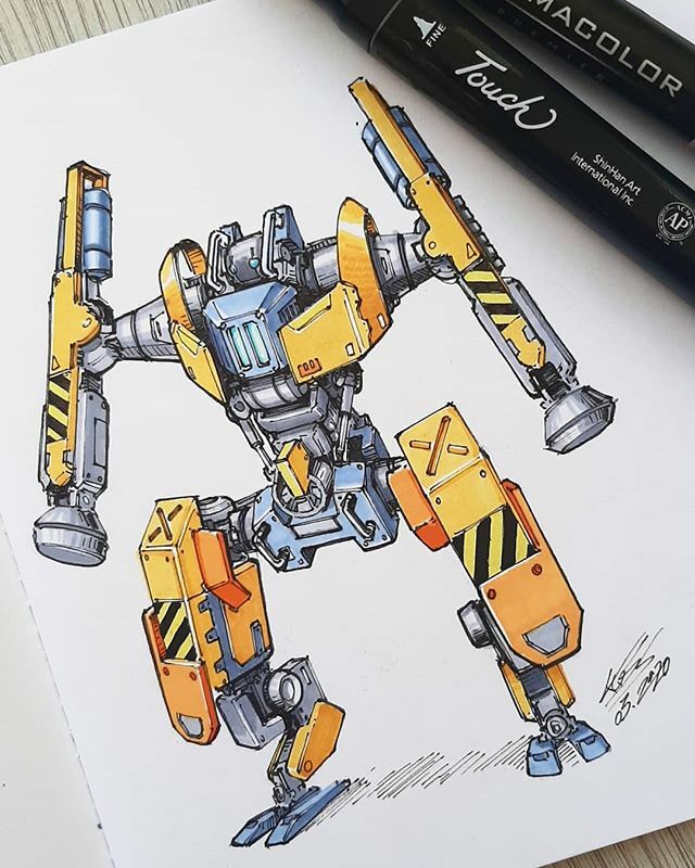 kissrobert's tweet photo. Weekend robot. Started yesterday but didn't finish due to being a lazy gamer in the weekends XD
.
.
.
.
.
.
.
#doodle #sketch #idsketch #idsketching #industrialdesign #productdesign #productsketch #designsketch #industrialdesigncommunity #dailysketch #da… https://t.co/Pw3K87Z7mq https://t.co/mqdXJK5W4t