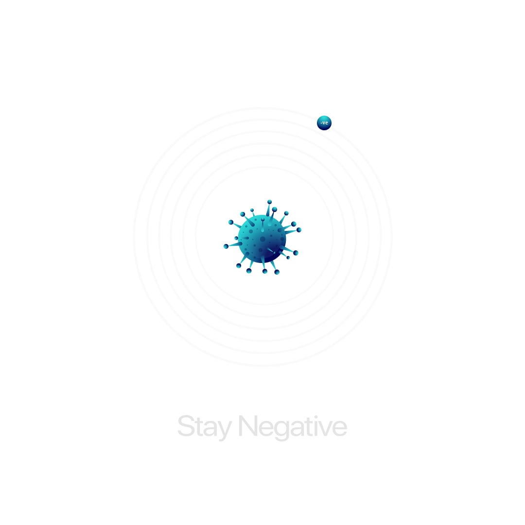 mush_creative's tweet photo. (1/1) For the first time we urge you to stay negative! NEGATIVE from the virus!!Unlike an electron you can be completely off from the nucleus. You can avoid the Corona also known as COVID-19 Virus. Just by staying home. https://t.co/wRdfF8cFiF