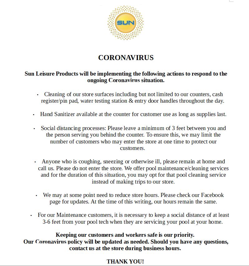 Sun Leisure Products (@sunleisureprod) on Twitter photo 