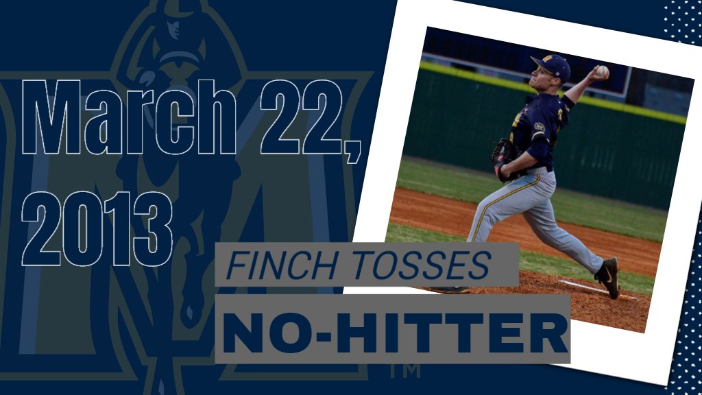 RacersBaseball's tweet photo. On this day in 2013, Cameron Finch became just the eighth pitcher in MSU history to throw a no-hitter in a 1-0 victory over SIU Edwardsville!

He was the first Racer to throw a no-hitter in 27 years!

#GoRacers
#ShoesUp 🏇⚾️ https://t.co/3py9eX5KTZ