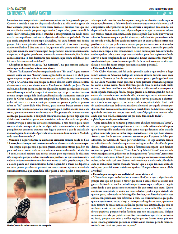 María Castro nos muestra su cara mas deportiva
🗞️ Las entrevistas de Galicia Sport 🗞️
<a href="/maruxacastro/">MARIA CASTRO</a> #mariacastro #galiciasport