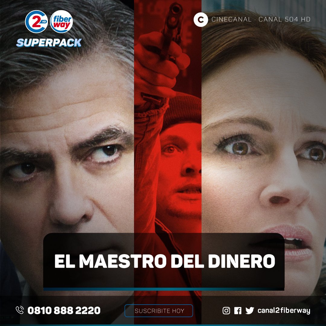 Canal2Fiberway's tweet photo. 👉 #QuedateEnCasa Hoy a las 15:50 hs por #CINECANAL- Canal 504 HD de nuestro Superpack⠀

📌 El Maestro del DInero - Cuando un joven pierde todo su dinero en una mala inversión por consejo de un gurú de Wall Street, decide secuestrarlo.

☎️ 0810 888 2220 - Siempre conectados. https://t.co/a24PitqzH0