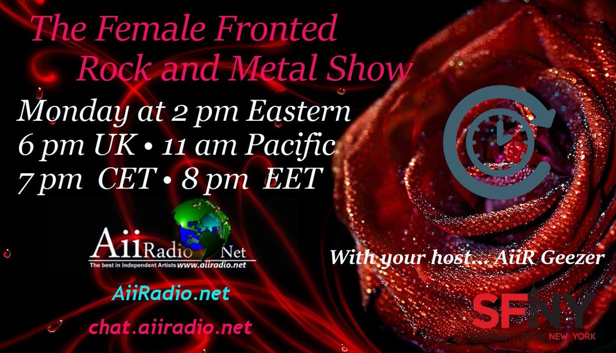 #AiiR
Mar 23rd at 2pm EDT • 6pm UK
#Premiers: <a href="/VolturianBand/">Volturian</a> &amp; #Enoch+
New:<a href="/SolitudeWithin_/">Solitude Within</a>+<a href="/Dakesis/">Dakesis</a>,<a href="/Reismband/">Reism</a>,<a href="/ardoursband/">Ardoursband</a>,<a href="/NeverTheBride/">Never The Bride</a>,<a href="/btn_metal/">Bridge to Nowhere</a>,<a href="/edgeofparadise/">Edge Of Paradise</a>,<a href="/Lion_Twin/">Li Liontwin</a>,<a href="/tmoms_band/">TheMurder of MySweet</a>,<a href="/AngelNationBand/">Angel Nation</a>,<a href="/sophia_sog/">Season of Ghosts</a>,<a href="/temtris/">Temtris</a>,@coldkingdomband,<a href="/disdained/">Disdained</a>,@unleasharchers+more!👊